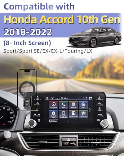 Car Phone Mount for 10th Gen Honda Accord 2018 (Honda Accord 2018-2022 (8 inch) / Magsafe)