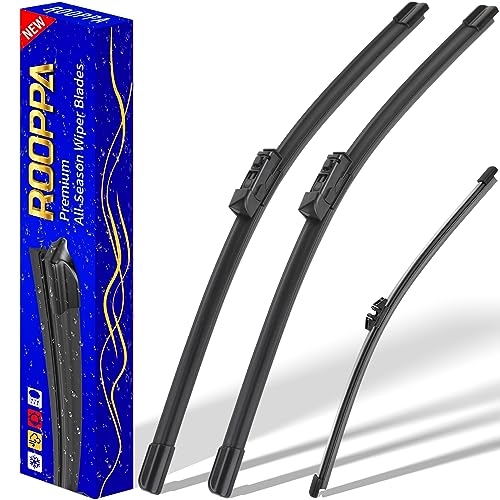 3 Wipers Fits BMW X3 2018 (26"+20"+12")