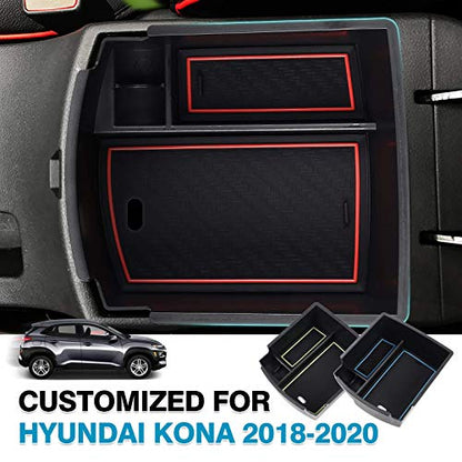 Center Console Organizer for Hyundai Kona 2018 (2018-2023 Hyundai Kona)