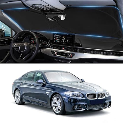 for BMW 5 Series Windshield Sun Shade Sunshade Custom Fit for BMW 5 Series G30 G31 2011 (Fit 5 Series 2011-2016)