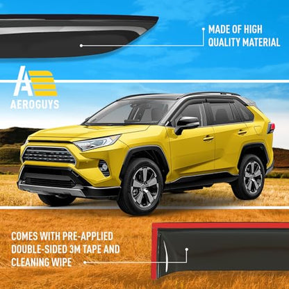 Extra Durable Window Deflectors Tape (For Toyota RAV4 19-25)