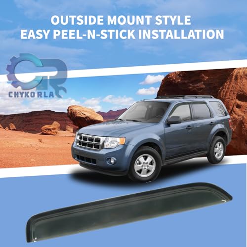 Window Visor Rain Guard Compatible with 2001 (For 2001-2012 Escape)