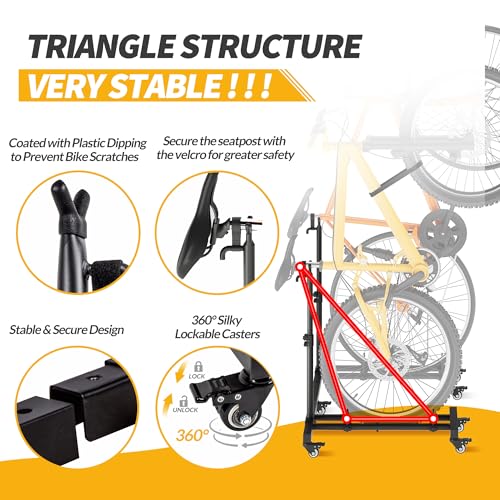 Bike Rack for Garage (2 Packs)