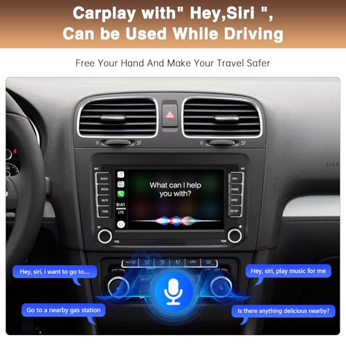 7 Inch Display Carplay Car Stereo Upgrade for Volkswagen with RDS