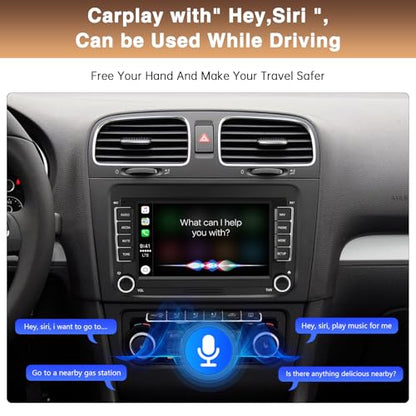 7 Inch Display Carplay Car Stereo Upgrade for Volkswagen with RDS