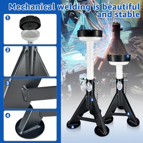 HKTE Low Profile Jack Stands (JACK STANDS 8000LB LOW PROFILE)