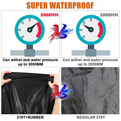 Waterproof Car Cover for VW Bus T1 T2 T3 Vanagon 50 (1950-1992 VW Bus T1 T2 T3-Black)