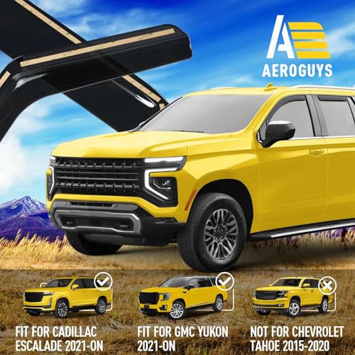 Extra Durable Window Deflectors In (For Chevy Tahoe 21-26)