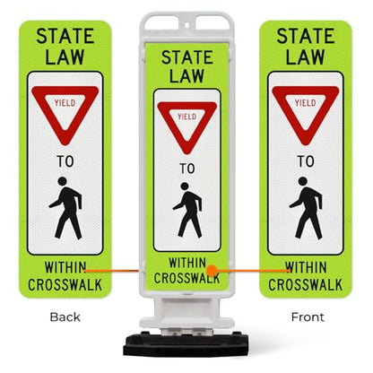 State Law Yield for Pedestrian Within Crosswalk R1 (Yield For Pedestrian Within Crosswalk)