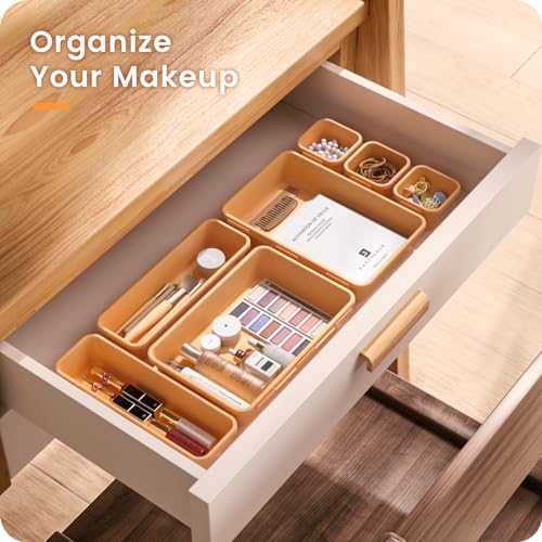 Tool Box Organizer Tray Divider Set Drawer Organizer (5 Size / Orange)