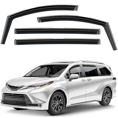 Window Deflectors Smoke Tinted In (For Sienna 21-26)