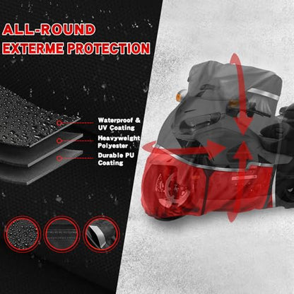 Motorcycle Cover for Honda GL1500 (Honda Touring)