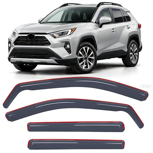 in Channel Rain Guards for Toyota RAV4 2019 (Toyota RAV4 2019-2025)