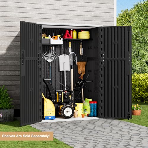 Outdoor Storage Cabinet Waterproof (Black)