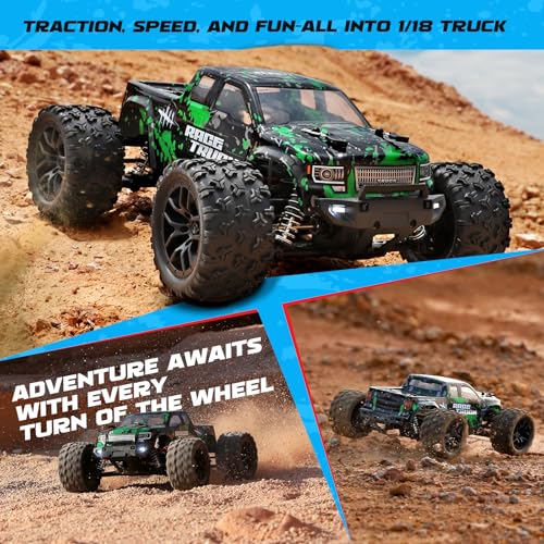 18859 1 18 Scale All Terrain RC Car (Green-black)