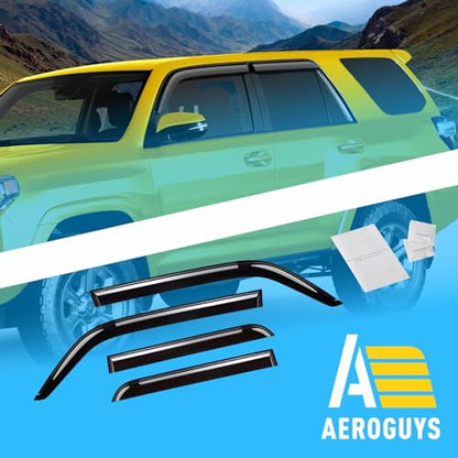 Extra Durable Window Deflectors Tape (For Toyota 4Runner 10-24 Tape-on)