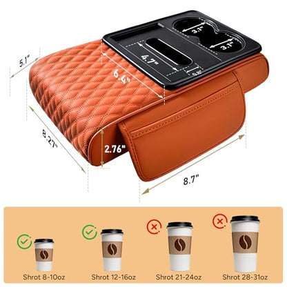 5 in 1 Car Center Console Cover (Coffee Brown)
