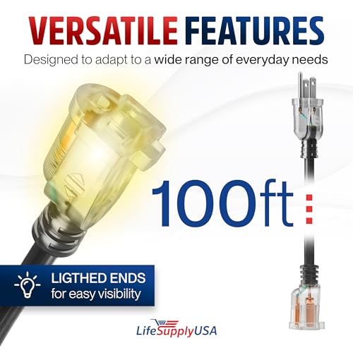 100ft Outdoor (100 FT / 12AWG / Black)