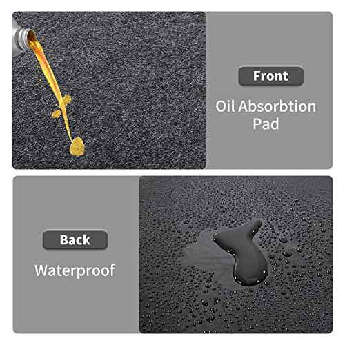 Garage Floor Mats for Under Car (18'x7'9'')