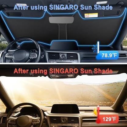 300T Universal Car Windshield Sun Shade (Pickup Truck)