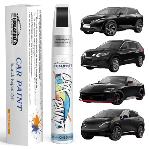 G41 Black Magnetic Black Pearl Touch Up Paint for Nissan (For nissan / Black/Magnetic Black Pearl(G41) Compatible with 350Z/370Z/Armada/Frontier/Murano/Pathfinder)