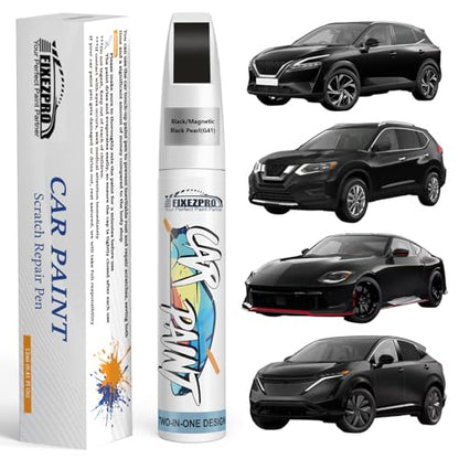 G41 Black Magnetic Black Pearl Touch Up Paint for Nissan (For nissan / Black/Magnetic Black Pearl(G41) Compatible with 350Z/370Z/Armada/Frontier/Murano/Pathfinder)