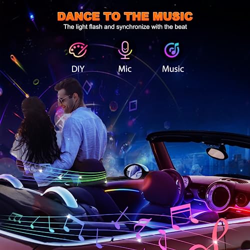 Interior Car LED Strip Lights (10 pieces (dimensions not specified))