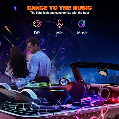 Interior Car LED Strip Lights (10 pieces (dimensions not specified))