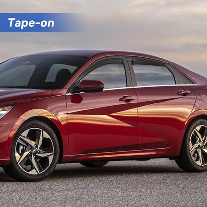 Window Visors Rain Guards for 2021 (2021-2026 Hyundai Elantra)