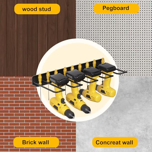Power Tool Organizer Wall Mount (Black S)