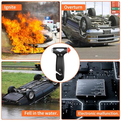 Gadgets Inside the Car Emergency Kit (Black-1pc.)