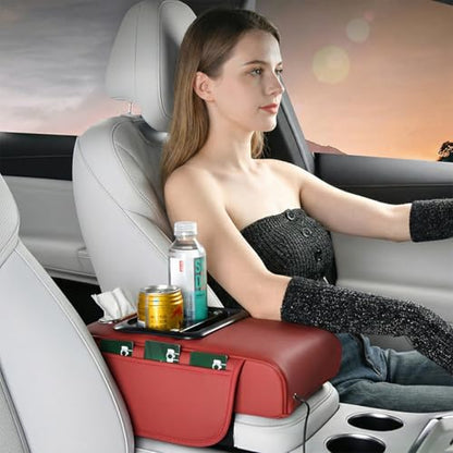 Car Center Console Armrest Pillow (Gray)