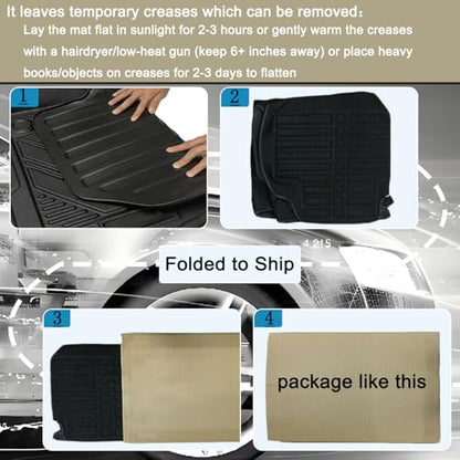 All Weather TPE Floor Mats Custom (4）For Honda CRV（2023-2026 ）Floor Mats)