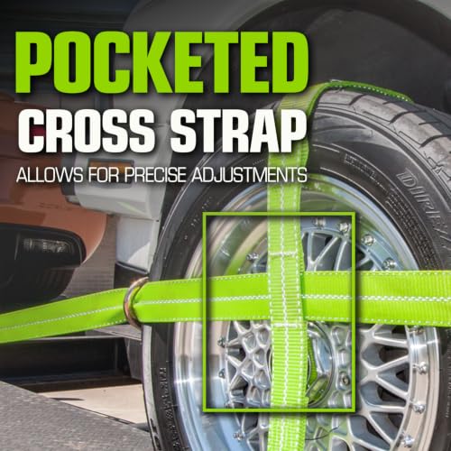 Car Tie Downs (High-Viz Reflective)