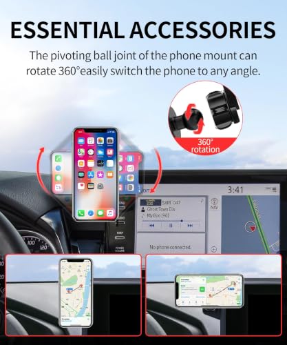 Car Phone Holder for Toyota Camry (for 2021-2024 Camry/Hybrid(9 inch screen only))