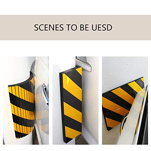 Garage Wall Protector Foam Wall Bumper Column Guard for Parking Lot 4 Pack (Yellow / 4 pack)
