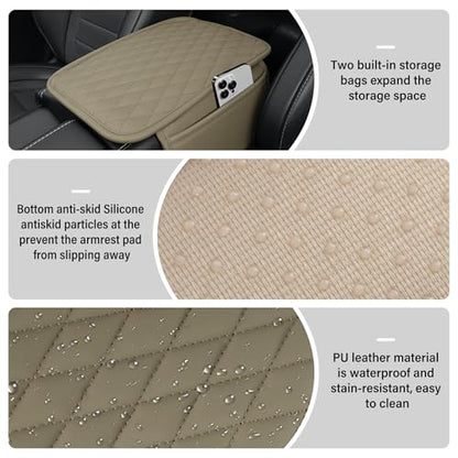 Car Center Console Cover (beige)