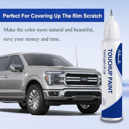 Lconic Silver Metallic JS Touch Up Paint for Ford OEM Color Match (lconic Silver Metallic(JS))