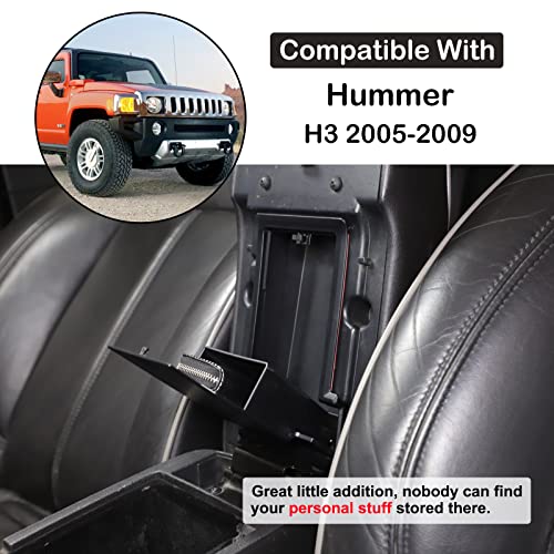 Car Armrest Hidden Storage Box Compatible with Hummer H3 2005 (for Hummer H3)