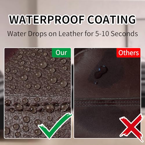 8.5oz Leather Recoloring Balm with 100ml Mink Oil (Dark Brown / Leather Recoloring Balm+Mink Oil)