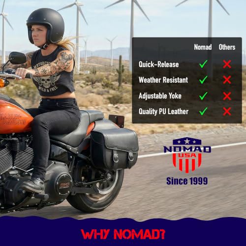 Nomad Universal Motorcycle Saddlebags