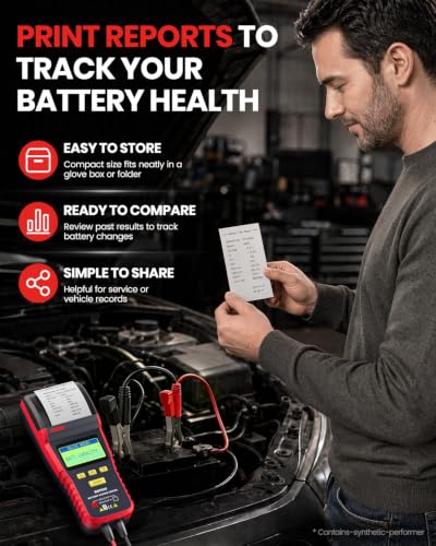 BST500 Car Battery Tester with Printer (BST500)