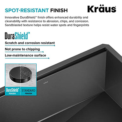 Kore Workstation 27 (PVD Gunmetal / 27 inch / Sink)