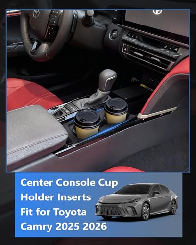 Cup Holder Inserts for 2026 2025 Toyota Camry Accessories (For 2025 2026 Camry)