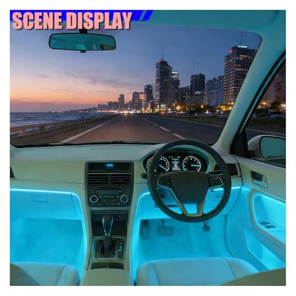 Car LED Strip Light (Ice Blue-USB)