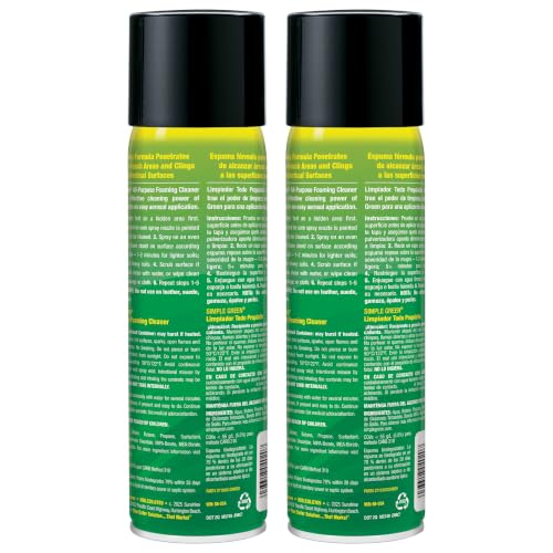 All Purpose Foaming Aerosol Cleaner (20 Ounce (Pack of 2))