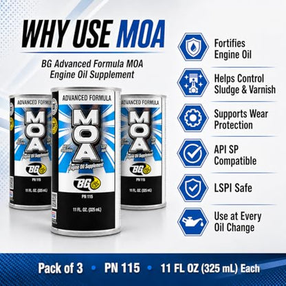 BG Advanced Formula MOA PN 115 Motor Oil Additive