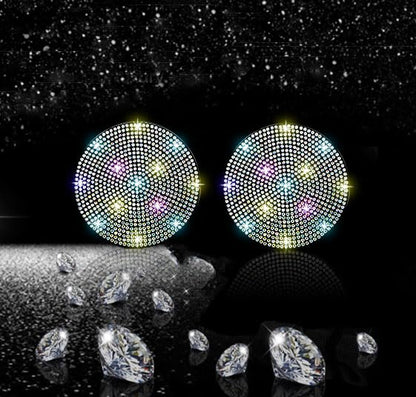 2pcs Bling Car Cup Holder Coaster (Multicolor / 2pcs)