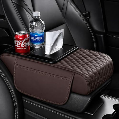 5 in 1 Car Center Console Cover (Coffee Brown)