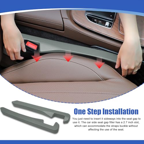 2PCS Car Seat Gap Filler (Gray)